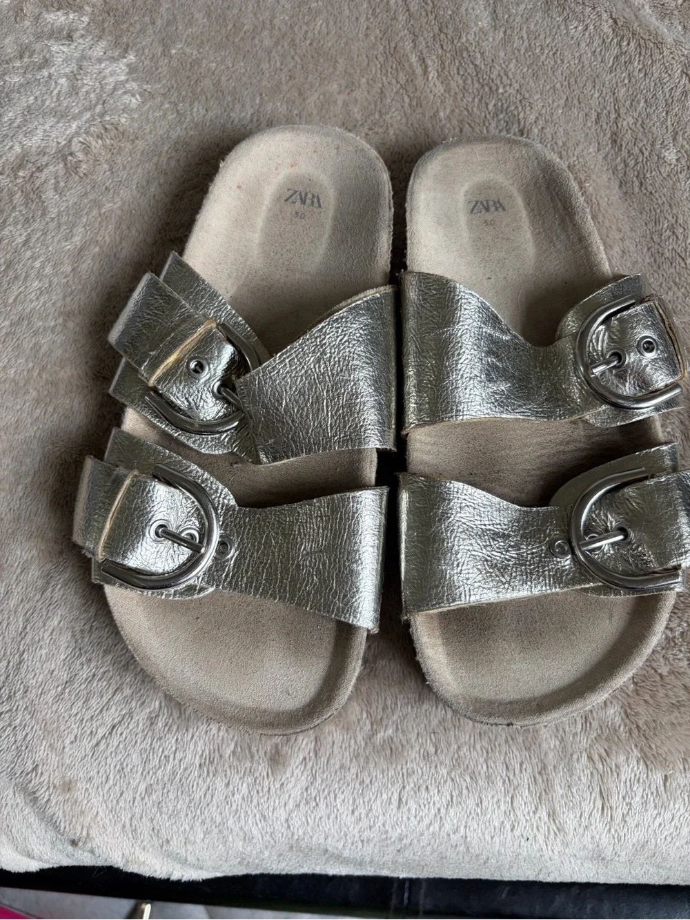 Zara slide sandals